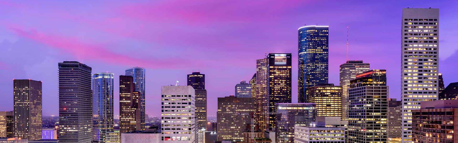 Neon color image of a band playing and people singing along